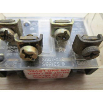 Allen Bradley 800T-XA2 Contact Block 800TXA2 Ser. D - Used