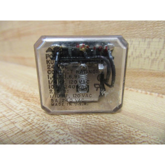 Potter & Brumfield KU-5342 AMF Relay KUP14D1B 24VDC - Used