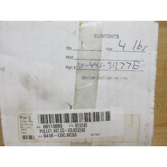Contitech W-44S-31377E Pulley 23801