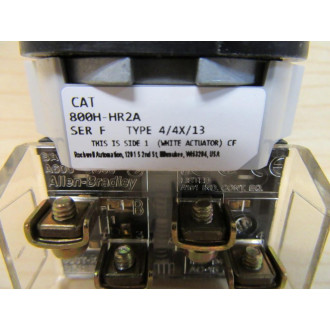 Allen Bradley 800H-HR2A Selector Switch 800HHR2A - Used