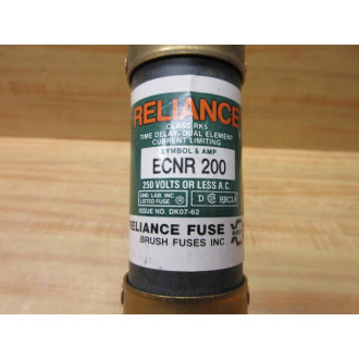 Reliance ECNR-200 ABB Brush Fuse ECNR200 - New No Box