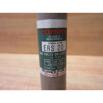 Economy Fuse ERS-20 Reliance Fuse ERS20 (Pack of 2) - New No Box