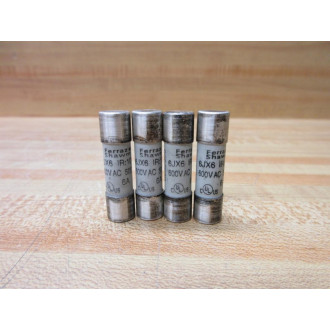 Gould Shawmut Ferraz B082686 Mersen Fuse 6JX6 (Pack of 4) - Refurbished