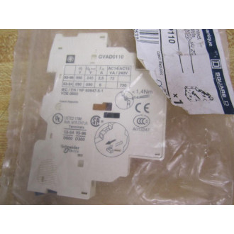 Telemecanique GVA-D0110 Contact Block GVAD0110