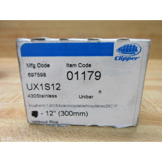 Clipper UX1S12 Flexo Carded Hook 01179 (Pack of 10)