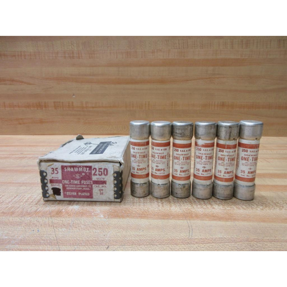 Gould Shawmut Ferraz OT-35 Mersen Fuse OT35 (Pack of 6)