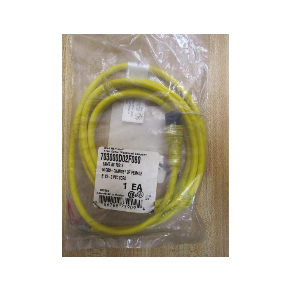 Brad Harrison 703000D02F060 Cordset