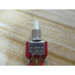 C&K 8121 Push Button Switch 2 Wire, WO Lens - New No Box