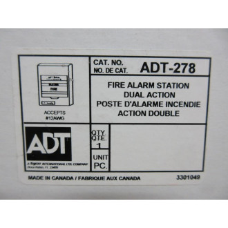 ADT - Tyco ADT-278 Safety Pull Switch ADT278