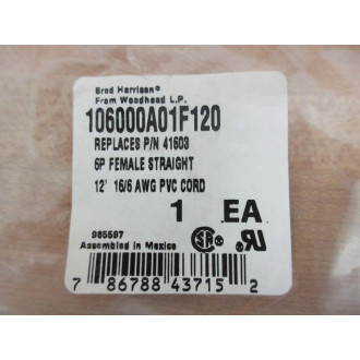 Brad HarrisonDaniel Woodhead 106000A01F120 Cable