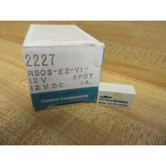 Potter & Brumfield R50S-E2-Y1-12V DC Relay R50S-E2-Y1-12VDC