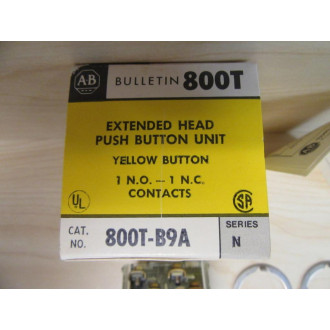 Allen Bradley 800T-B9A Momentary Pushbutton 800TB9A Series N