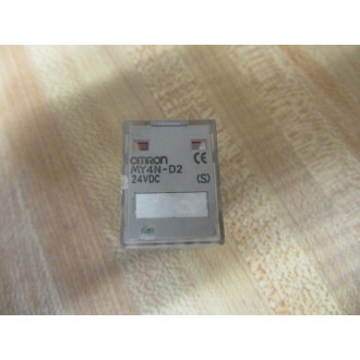 Omron MY4N-D2-24V DC Relay MY4N-D2-24-VDC (S) - Used