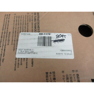 Panduit HSTT100-C Heat Shrink Tubing HSTT100C Approx. 80 Feet