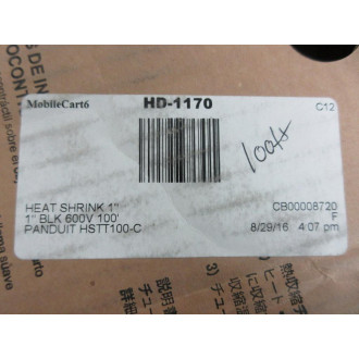 Panduit HSTT100-C Heat Shrink Tubing HSTT100C 100 Feet