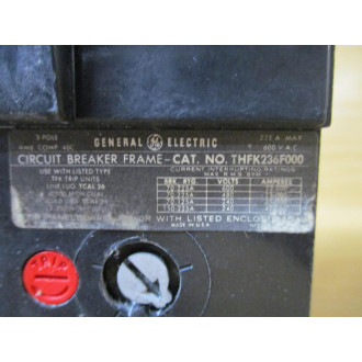 General Electric THFK236F000 Circuit Breaker 125 AMP - Used