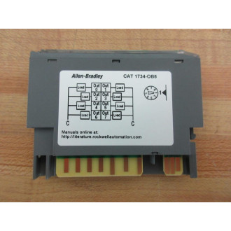 Allen Bradley 1734-OB8 PLC Controller 1734OB8 Mounted - New No Box