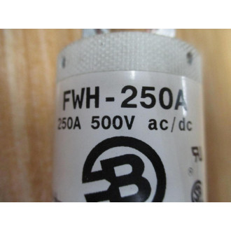 Buss FWH-250A Bussmann Fuse Cross Ref 6F400 - Used