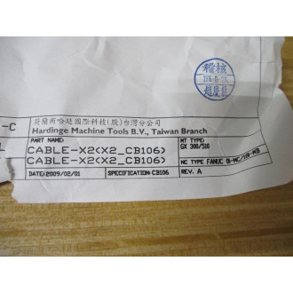 Hardinge GXP003011I31N Signal Cable