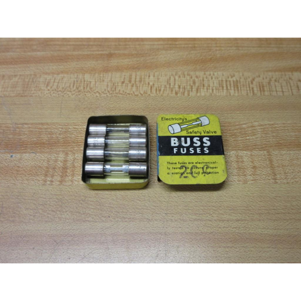 Buss AGS-15 Bussmann Fuse AGS15 Formerly 4AG Metal Strip Element (Pack of 4)