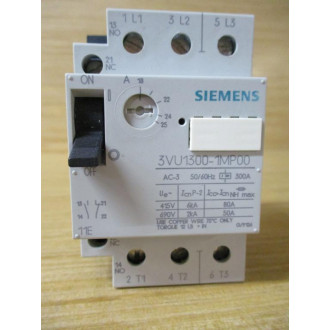 Siemens 3VU1300-1MP00 Circuit Breaker 18-25 AMP - Used