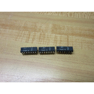 ITT 7433N Integrated Circuit IC Chip (Pack of 3) - New No Box