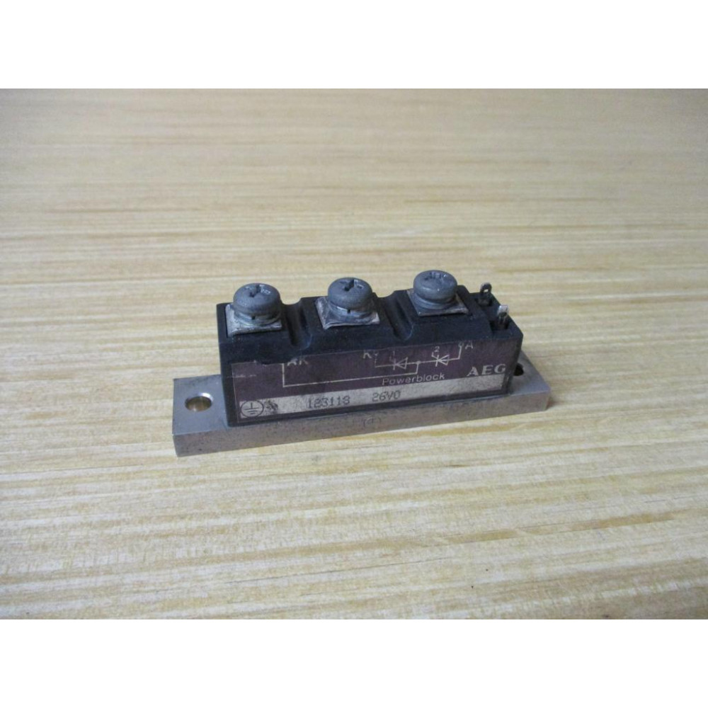 AEG Industrial 123118 Transistor Power Block - Used