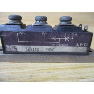 AEG Industrial 123118 Transistor Power Block - Used