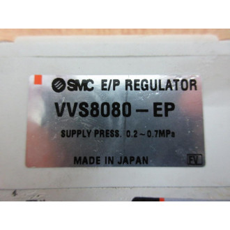 SMC VVS8080-EP Regulator  VVS8080EP Without Gauge - Used