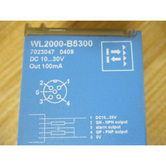Sick WL2000-B5300 Photoelectric Sensor WL2000B5300 - Used