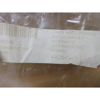 Intermatic FF34HH Countdown Timer No Hardware - Used