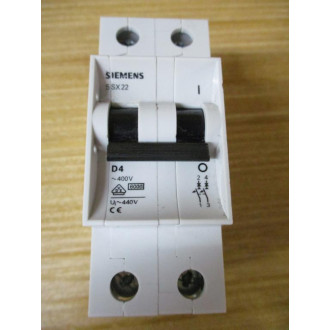 Siemens 5SX22 D4 Circuit Breaker 5SX22D4 - Used