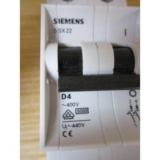 Siemens 5SX22 D4 Circuit Breaker 5SX22D4 - Used