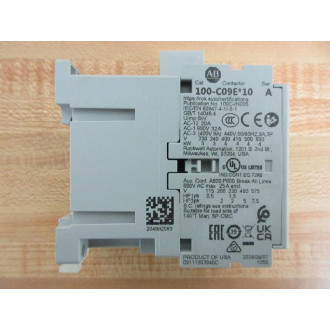 Allen Bradley 100-C09E*10 3P Contactor 100C09E10 Mounted - New No Box