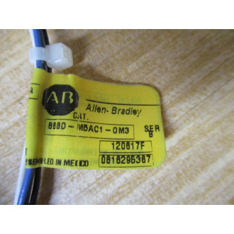 Allen Bradley 888D-M5AC1-0M3 Receptacle 888DM5AC10M3 (Pack of 5) - Used