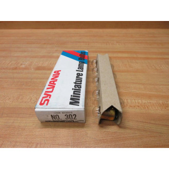 Sylvania 302 Miniature Lamp Light Bulb (Pack of 10)