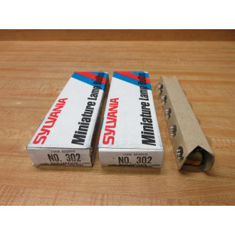 Sylvania 302 Miniature Lamp Light Bulb (Pack of 10)