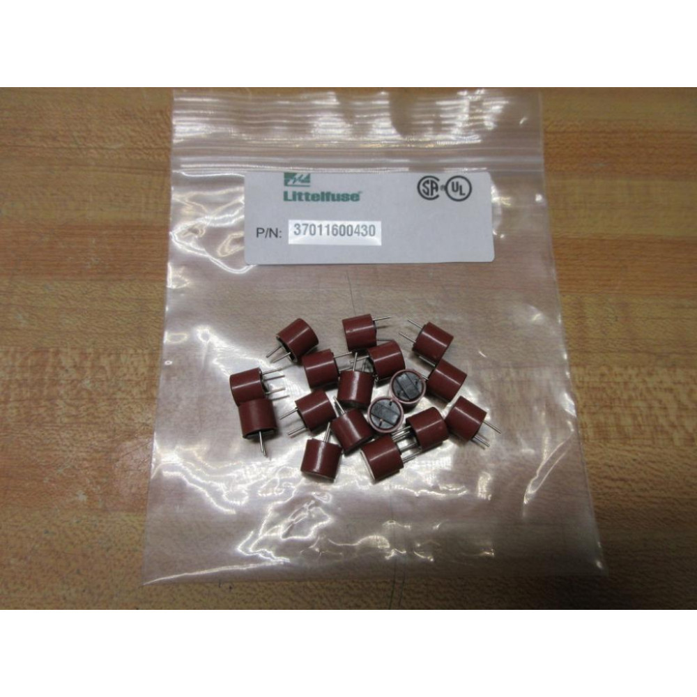 Littelfuse 37011600430 Fuse F1.6A (Pack of 17)