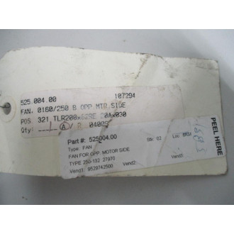 525.004.00 Fan 0160250 B - New No Box