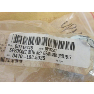 Intertape UPM7517 Sprocket - New No Box