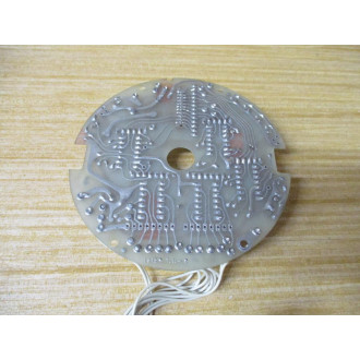 18159 Circular Circuit Board W Connector - Used