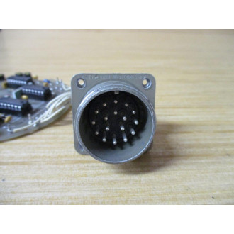 18159 Circular Circuit Board W Connector - Used