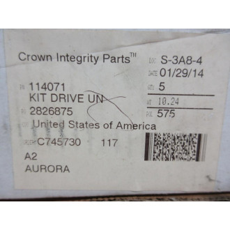 Crown 114071 Drive Unit Axil Kit