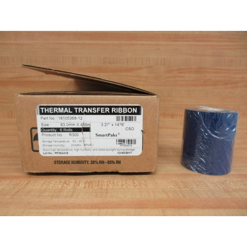 18105368-12 Thermal Transfer Ribbon 1810536812 (Pack of 6)