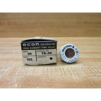 Economy Fuse TS-30 Econ Plug Fuse TS30 (Pack of 3)