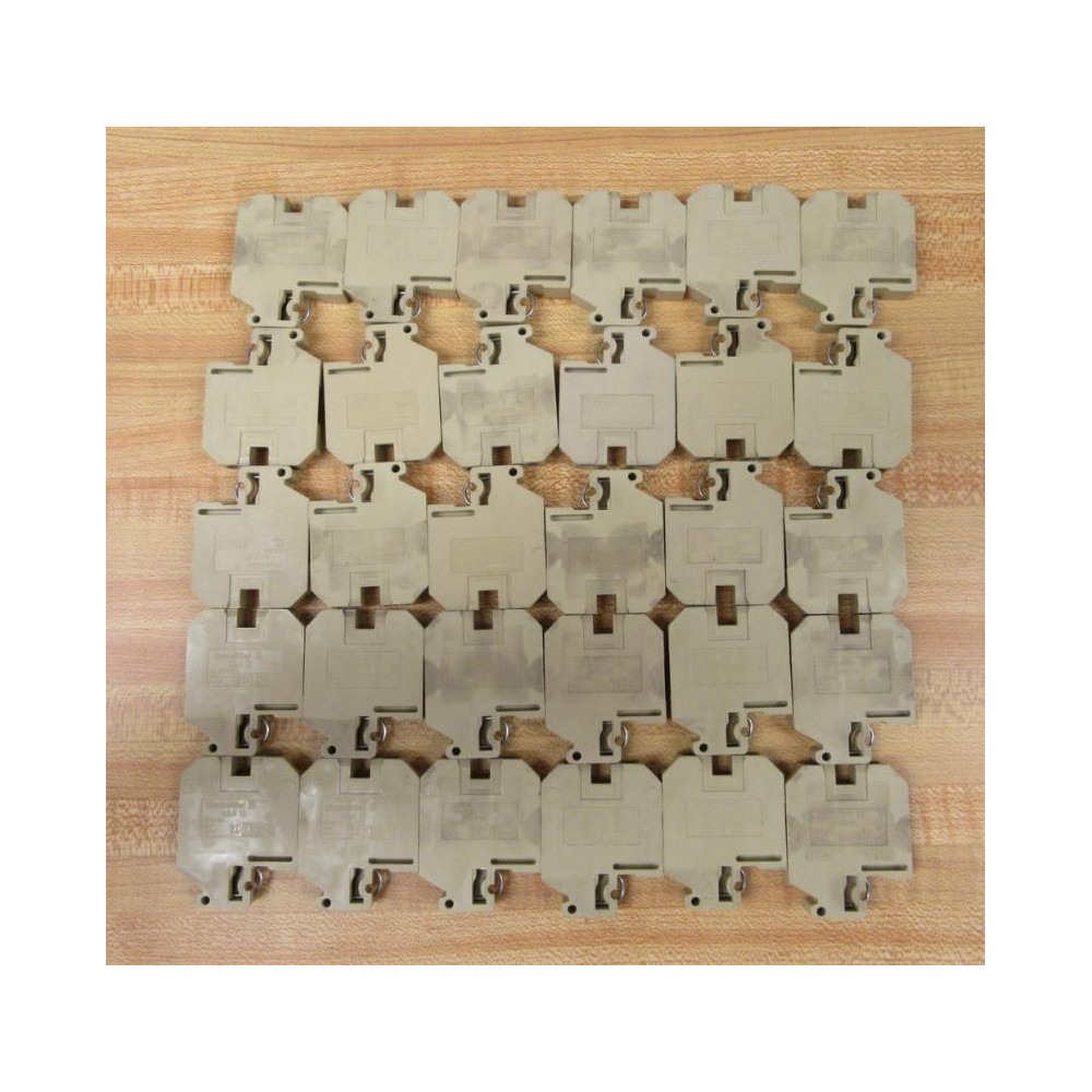 Weidmuller SAK-10 Terminal End SAK10 0110060000 (Pack of 30) - Used