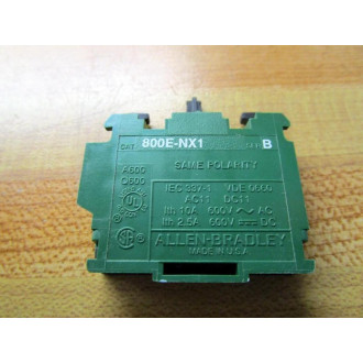 Allen Bradley 800E-NX1 Contact 800ENX1 - New No Box