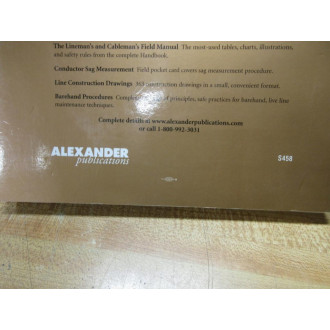 Alexander Publications S458 Transformation For Lineworkers - New No Box