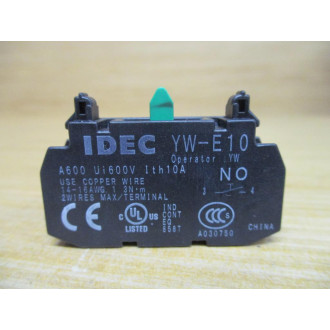 IDEC YW-E10 Contact Block YWE10 - New No Box
