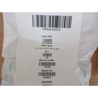 568-309 Rubber O Rings 568309 (Pack of 50)